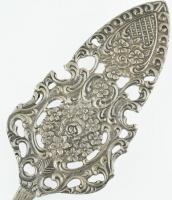 Ezüst (Ag) Tortalapát. Azsúrozott, jelzett, nettó: 43 g, h: 20 cm