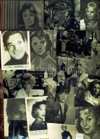 kb 50 db fekete-fehér színész fotó / 50 photos of actors