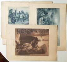 Nagy magyar festmények nagyméretű litho nyomatai 30x40 cm