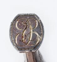 3 db pecsétnyomó, részben jelzett, m: cca. 8cm