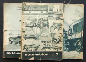1967-1973 Az Autó-Motor magazin 3 évfolyama