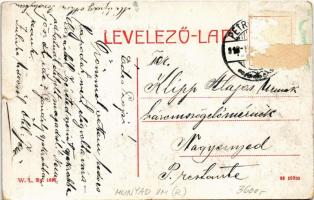 1912 Petrozsény, Petrosani; Zsil vize a szurduki szorosban. W.L. Bp. 1697. / Pasul Surduc, Jiu river...