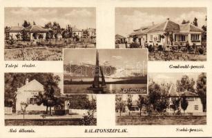 Balatonszéplak vasútállomással, panzióval