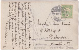 1910 Nagykároly, Carei; utca / street view. Original photo! (EK)