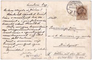 1941 Pettyén, Petin; kastély, kúria / castle. Original photo! (Rb)