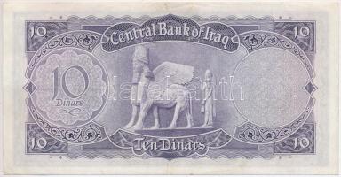 Irak 1959. 10D T:II- kis beszakadás
Iraq 1959. 10 Dinars C:VF small tear
Krause P#55