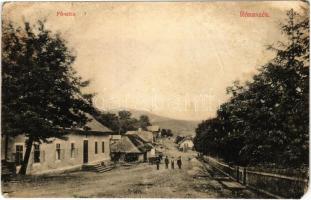 1910 Rónaszék, Rohnen, Costiui; Fő utca. Wizner és Dávid kiadása / main street (EM)