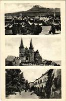 1932 Szepesváralja, Spisské Podhradie; Szepesi vár romjai, Szepeskáptalan (Szepeshely), Szent Márton székesegyház. Ludwig Lukac kiadása / Spisská Kapitula, Spissky hrad / cathedral, castle ruins (Rb)