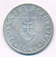 Szlovákia 1944. 10K Ag "Templom kereszt nélkül" T:2 Slovakia 1944. 10 Korun Ag "Churc...