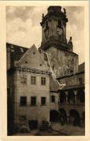 Pozsony, Pressburg, Bratislava; A városház udvara / Rathaushof / town halls courtyard