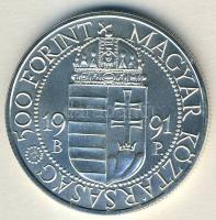 1991. 500Ft Ag "II. János Pál pápa.." T:BU