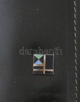 Régi íróasztal garnitúra, erősen kopott, 42x63cm