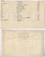 Franciaország 1792. 10L "Assignata" (2x) vízjellel és szárazpecséttel, az egyik erősen res...