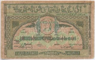 Szovjetunió / Azerbajdzsán Szocialista Szovjet Köztársaság 1921. 10.000R T:III- Soviet Union / Azerbaijan Soviet Socialist Republic 1921. 10.000 Rubles C:VG Krause P#S714