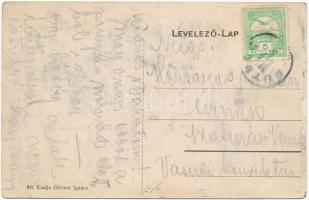 Putnok, Templom, Kastély, Gőzmalom. Gärtner Ignác kiadása (ázott / wet damage)