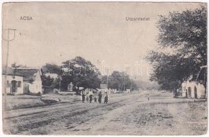 1923 Acsa, utca részlet (EB)