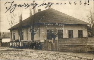 1929 Tiszabura, Állami iskola. photo (b)