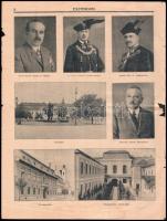 cca 1926 A Nemzeti Újság külön melléklete Esztergomról, sok képpel, 24p