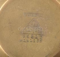 Omega kalapács automata férfi karóra, 1950-1959 közötti, acél számlap, aranyozott tokban, kopott, d:...