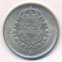 Svédország 1946TS 2Kr Ag "V. Gusztáv" T:1-,2 patina
Sweden 1946TS 2 Kronor Ag "Gusta...