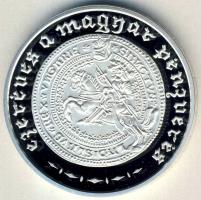 2001. 3000Ft Ag "1000 éves a magyar pénzverés" T:PP Csak 5000db! Díszdobozban!