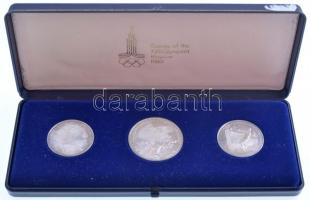 Szovjetunió 1979. 5R "Súlyemelés" + 5R Ag "Kalapácsvetés" + 10R Ag "Cselgán...