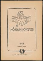 1952 A hónap könyvei prospektus, Állami Könyvterjesztő Vállalat, 15p