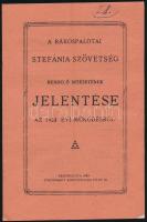 1922 A Rákospalotai Stefánia Szövetség rendelő intézetének jelentése 12 p