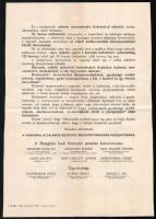 1914 Hungária általános biztosító felhívása hadi biztosító pénztár felállítása