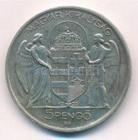 1939. 5P Ag "Horthy balra" T:1-,2 
Adamo P8.1