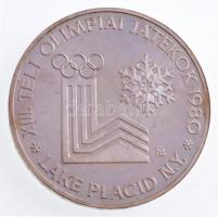 1980. 200Ft Ag "Téli olimpia - Lake Placid" piedfort, tanúsítvánnyal T:1- (eredetileg PP) ...