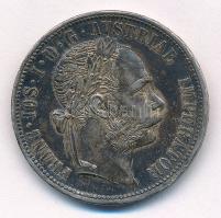 Ausztria 1878. 1Fl Ag Ferenc József T:2 patina  Austria 1878. 1 Florin Ag Franz Joseph C:XF patina Krause KM#2222