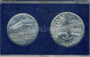 1974. 50Ft Ag + 100Ft Ag "50 éves az MNB" T:BU Eredeti, plombált MNB plasztiktokban (tok s...