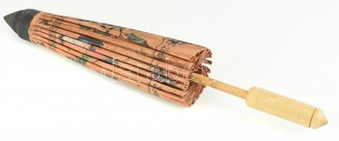 Papír napernyő, nyomtatott képpel. m: 48 cm