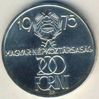 1975. 200Ft Ag "Felszabadulás" T:BU