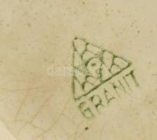 Gránit tolltartó, rajta felirat: Országos Magyar Tejszövetkezeti Központ m.sz., kopott, jelzett, m: ...