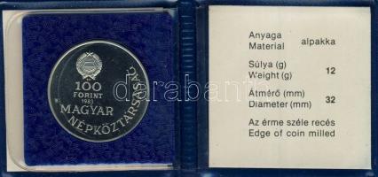 1983. 100Ft "Széchenyi" T:PP Eredeti tokban, tanúsítvánnyal!