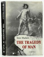 Madách, Imre: The tragedy of Man. Translated from the Hungarian by George Szirtes. Introduction by George F. Cushing. Illustration by Mihály Zichy. (Zichy Mihály illusztrációival.) Bp., 1988., Corvina. Angol nyelven. Kiadói egészvászon-kötés, kiadói szakadt papír védőborítóban./ Linen-binding, with little bit damaged cover. In English language.