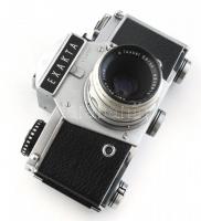 Exakta VX1000 35mm SLR fényképezőgép Zeiss Jena Tessar 2.8/50 objektívvel, cca.1960, szép állapotban...