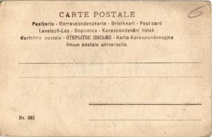 Ice skating romantic couple, winter sport. Fec. Ch. Scolik (EK)