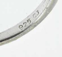 Ezüst (Ag) vegyes ezüst ékszerek, részben jelzett, nettó:45,6g