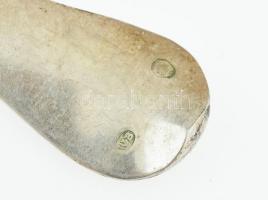 Ezüst (Ag) vegyes evőeszközök és 1 db alpakka késbak, részben jelzett, bruttó: 327g