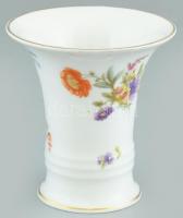 Rosenthal porcleán váza. kézzel festett, jelzett, kopásokkal m: 10 cm