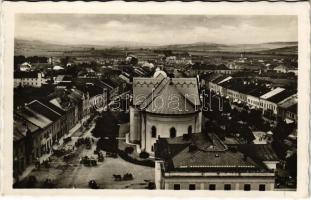 1938 Igló, Zipser Neudorf, Spisská Nová Ves; látkép, piac, üzletek / general view, market, shops