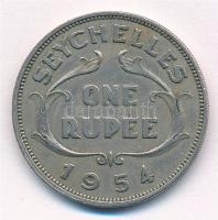 Seychelle-szigetek 1954. 1R Cu-Ni "II. Erzsébet" T:2-
Seychelles 1954. 1 Rupee Cu-Ni &quo...