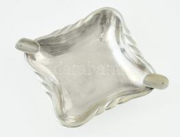 Ezüst(Ag) hamutálka, jelzett, 13,5×11,5 cm, nettó: 57 g