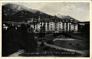 1932 Ótátrafüred, Altschmecks, Stary Smokovec (Magas-Tátra, Vysoke Tatry); Grand Hotel nagyszálloda / hotel (EK)