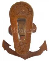 ~1938. "Vizicserkész" zománcozott Br gomblyuk jelvény "Cserkészbolt V. N Sándor u.6.&...