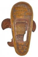 ~1935. Zománcozott Br cserkész gomblyuk jelvény "HAWEL P BPEST HOLLÓ U 15." gyártói jelzés...