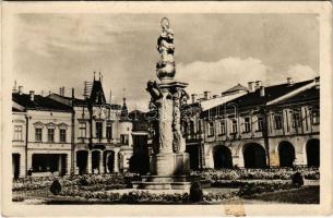 1947 Zsolna, Sillein, Zilina; Námestie Slobody / tér, Hartmann üzlete / square, shop (fl)